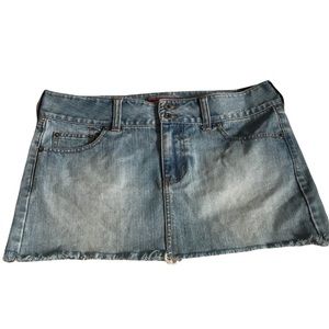Jean Skirt Y2K Vintage Hollister Denim Jean Skirt Size 9
